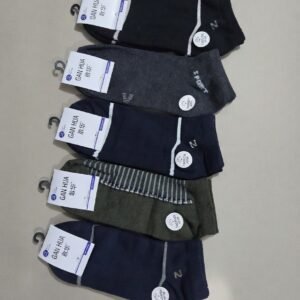 Mardanah Ankle Length Cotton Lycra Socks - Pack of 10 Pairs