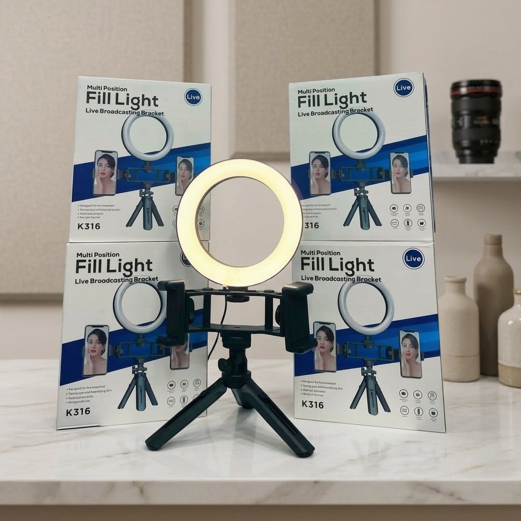 K316 Multi-Position Fill Light Live Broadcasting Bracket - Image 2