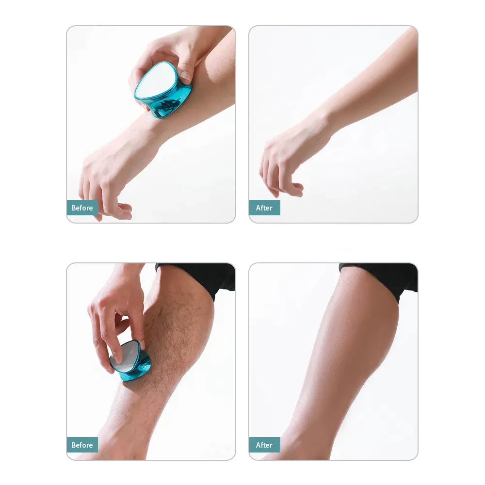 Crystal Glass Pedicure Rasp | Foot File Grinder | Callus Remover | Portable Mini Beauty Epilator ( Random Color) - Image 2