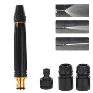 Nozzle Water Spray Gun, Car Wash Nozzle, High Pressure Nozzle Spray Water Gun, Water Jet Hose Nozzles Pipe For Gardening, Bike,Car Wash,Window Cleaning