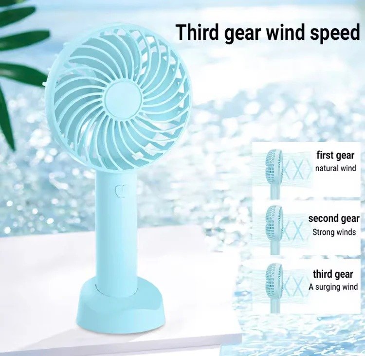 Eternal Classic Portable USB Mini Fan Air Cooler Rechargeable Handheld Bladeless Fan | Multiple Colours - Image 2