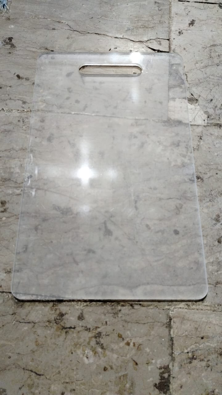 Premium Acrylic Cutting Board – Durable Transparent Kitchen Chopping Board for Vegetables, Fruits & Meat - Image 2