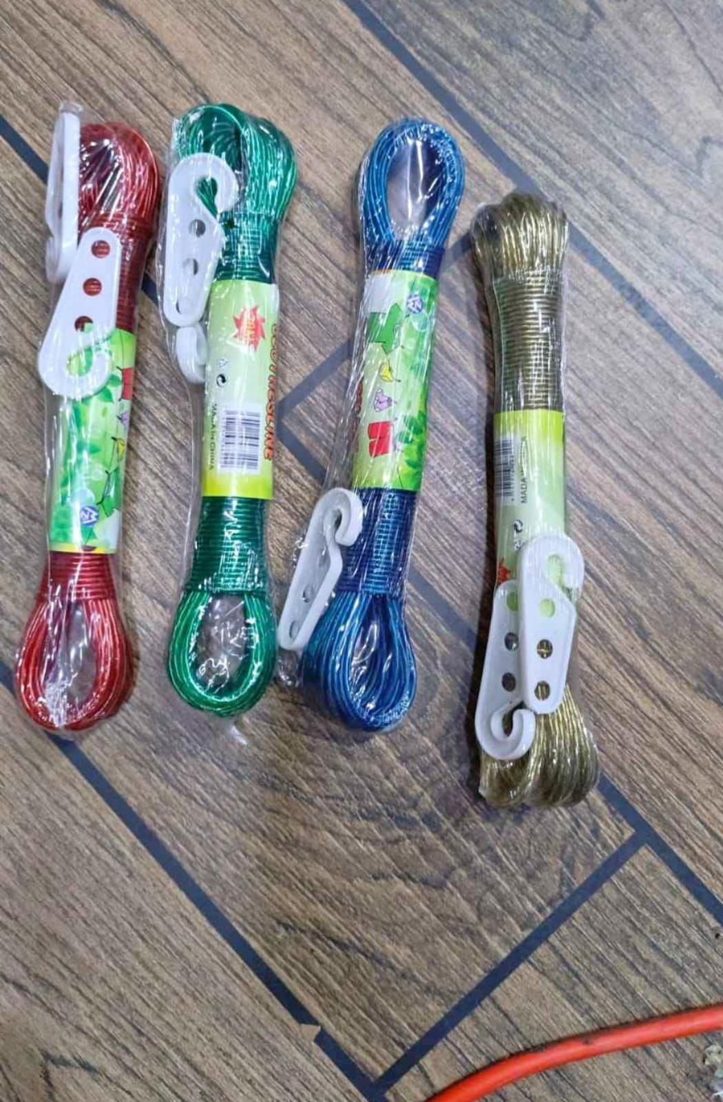 20M PVC Coated Metal Laundry Rope with Tensioner – Strong Outdoor Clothesline Wire (Random Color) - Image 5