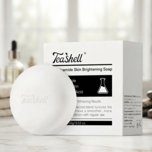Teashell Niacinamide Skin Brightening Soap - Skincare Product Designed For Cleansing And Brightening Routine - 40g
