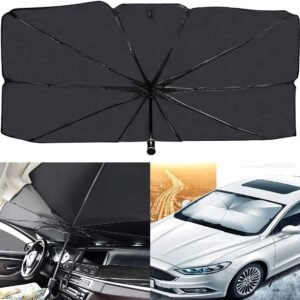 Car Windshield Sun Shade Umbrella – Foldable UV & Heat Protection