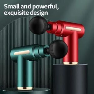 Professional Massager Gun With 4 Massage Heads Durable Portable Powerful Practical Choice For Muscle Relief Relaxation And Recovery | Random Color