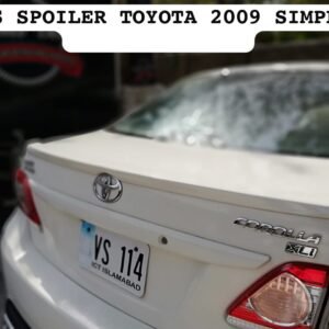 ABS Rear Trunk Lip Spoiler for Toyota Corolla (2009–2014 Models) – Simple Flush Fit Design