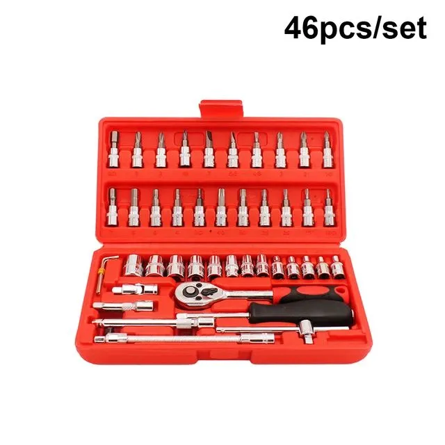 46 Pcs Toolkit for Bike Repairing, Maintenance, Home Repairs & DIY Use - Image 4