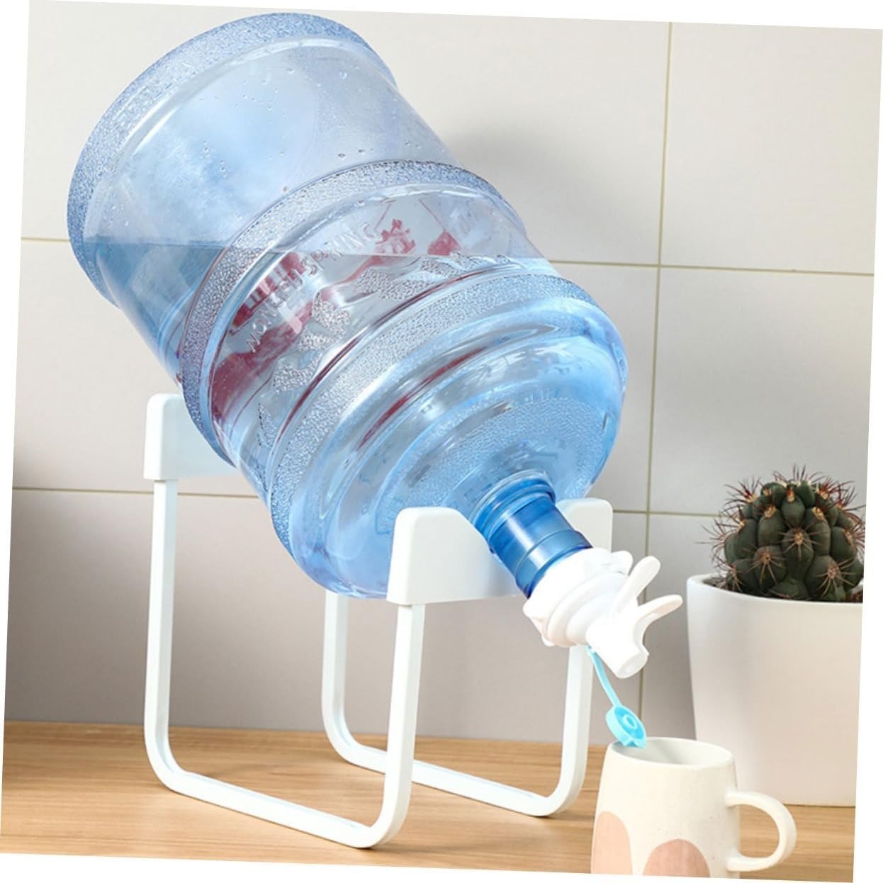 Metal Bottle Stand with Nozzle – Convenient Dispensing, Minimal Mess ( with box & Random Color ) - Image 3