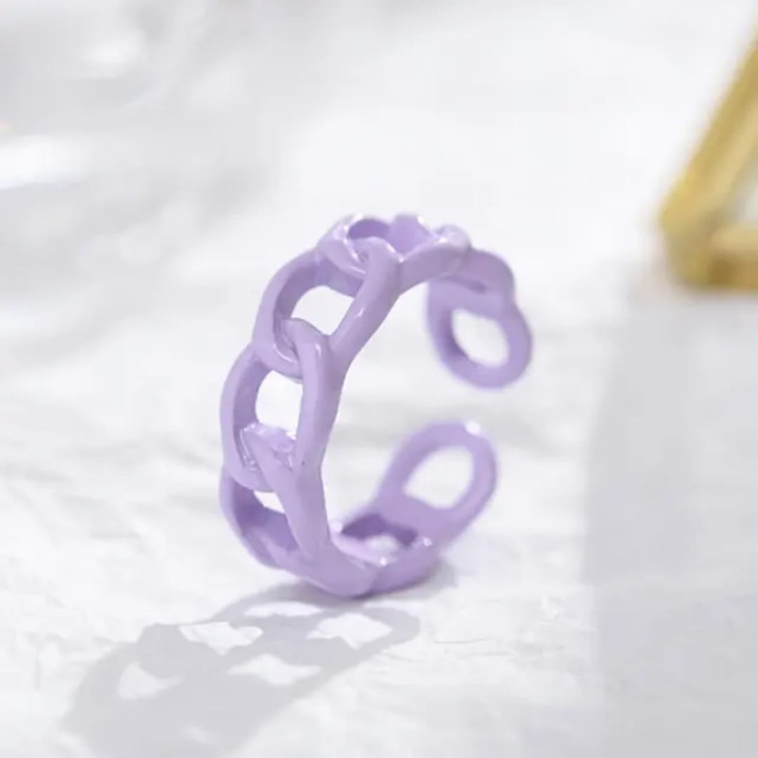 BRJ-180 Metal Funky Korean Rings – Trendy Fashion Jewellery, Stylish Accessory for Women and Men - Image 3