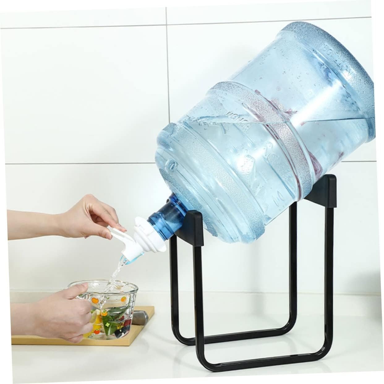 Metal Bottle Stand with Nozzle – Convenient Dispensing, Minimal Mess ( with box & Random Color ) - Image 4
