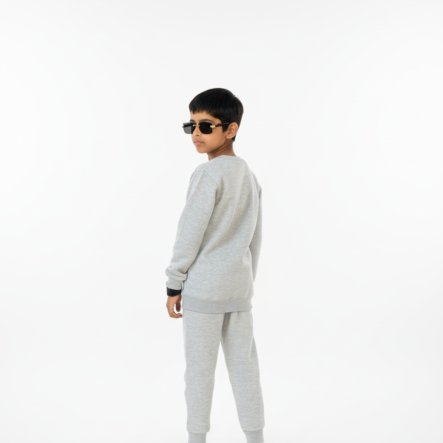 Winter Tracksuits for Kids | 2-Piece Shirt & Trouser Set for Boys & Girls – Warm, Cozy & Comfortable Winter Outfit FOR BABY AND KIDS - Image 2