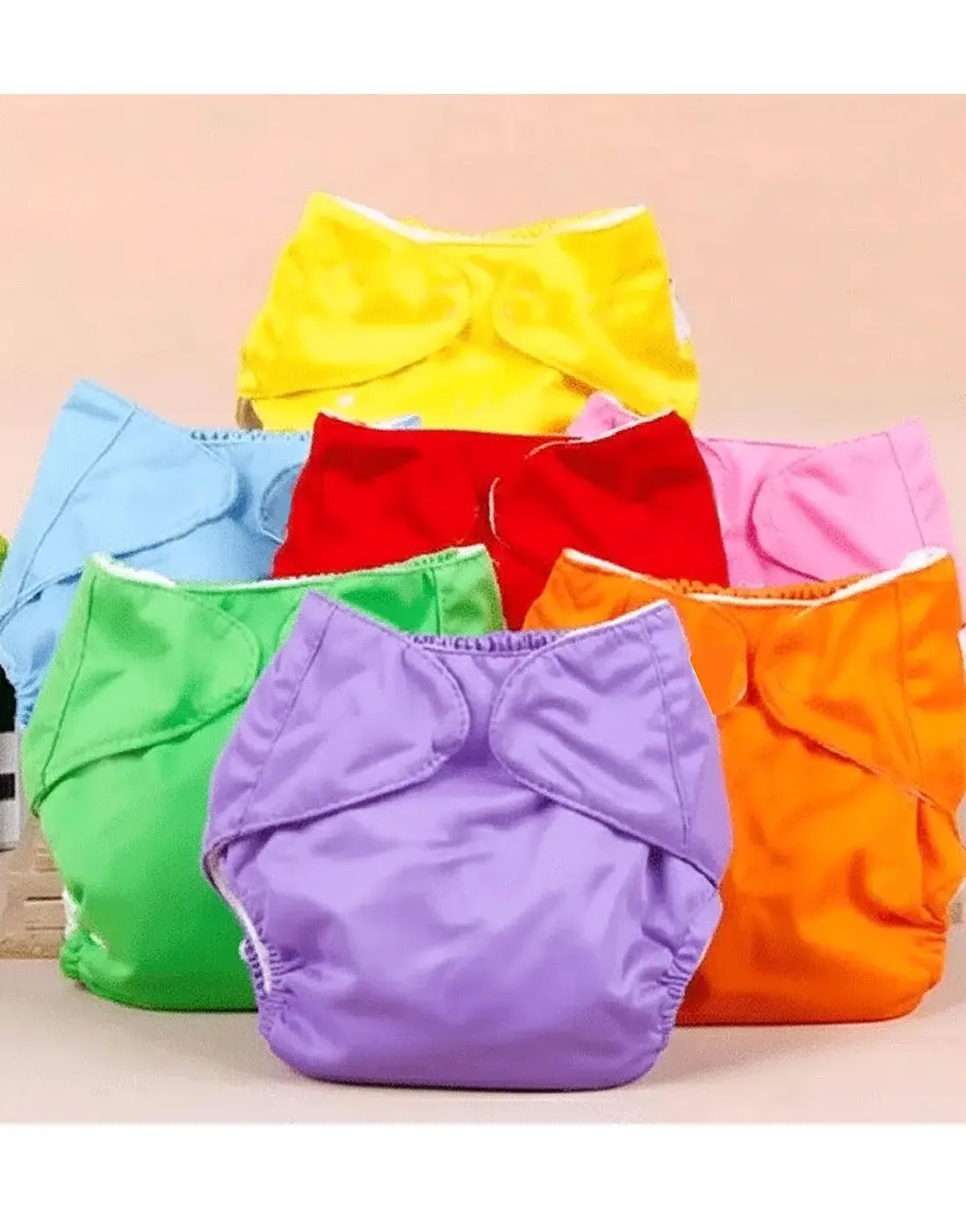 Kids Reusable Baby Diaper And Training Pants Soft Comfortable Washable For Daily Use | Random Colour - Image 4