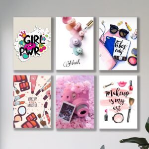 Set of 6 Premium Wall Art Photo Tiles – Modern Home Decor Sets 8x11