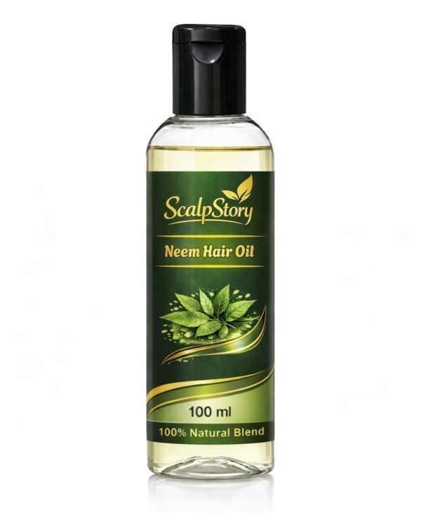 Neem Hair Oil | Herbal Anti-Dandruff Formula | Healthy Scalp & Strong Roots | Natural Shine | 100ml - Image 4