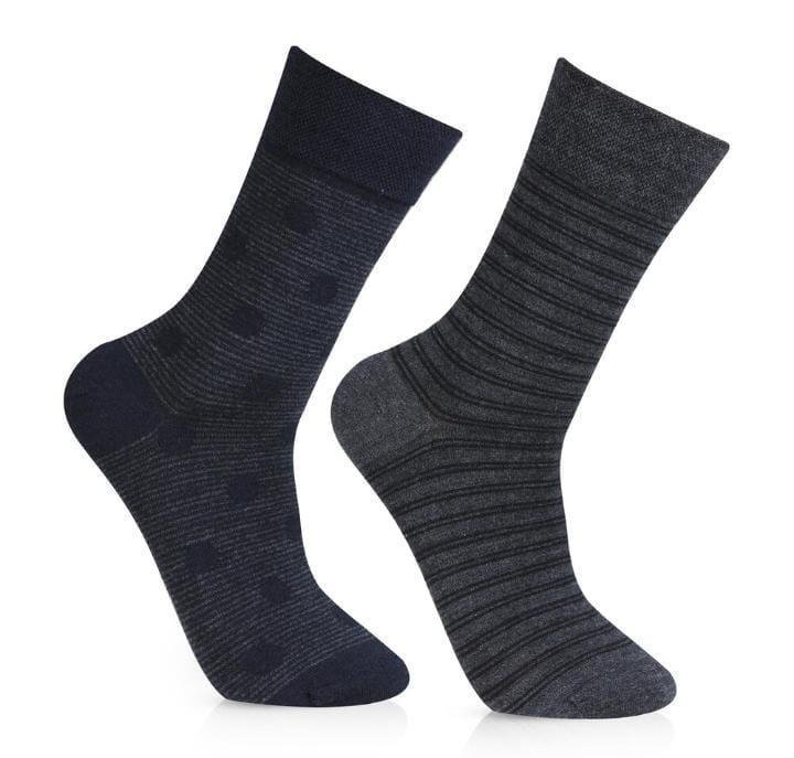 2 Pair Woolen Summer Socks For Men – Soft, Breathable, And Comfortable Daily Wear Socks For All-Season Use (Random Design) - Image 5