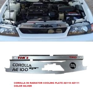 Aluminum Radiator Cooling Plate Panel for Toyota Corolla (AE100 / AE110 / AE111) – Silver