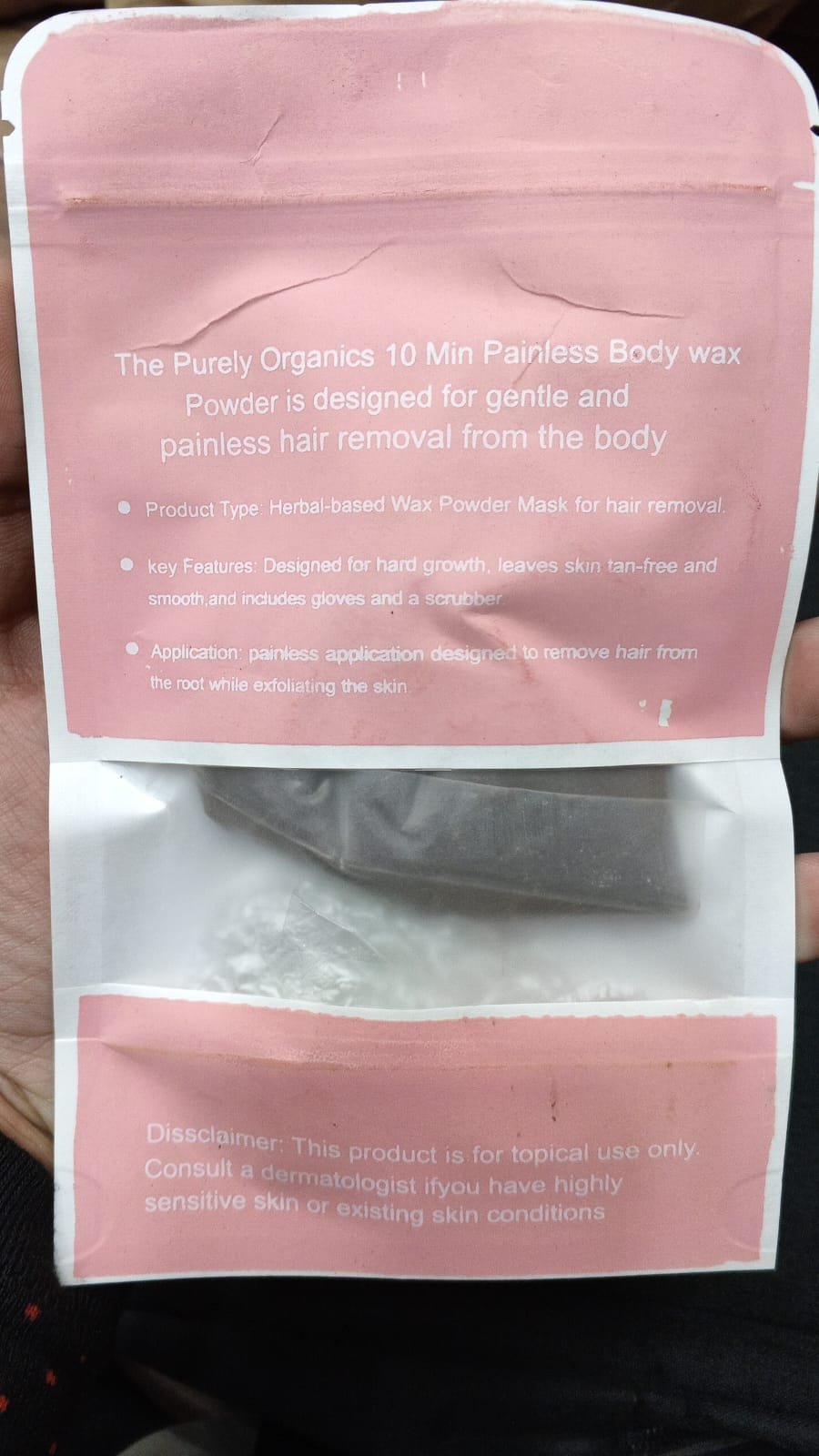 Meeoow Club 10 Min Painless Body Wax – Orange Hair Removal Powder for Smooth Skin - 100g - Image 4