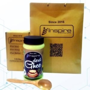 Inspire Desi – Pure & Natural Traditional Cow Ghee for Cooking, Baking & Daily Use (1 KG)
