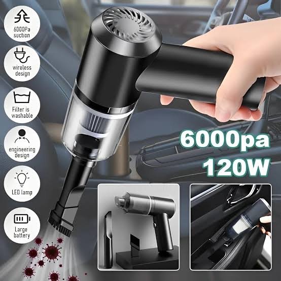 3-in-1 Portable Cordless Vacuum Cleaner – Compact Handheld Dust Cleaner with Removable Box - Image 2