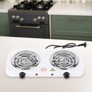 Double Electric Stove – 2000 Watt Dual Hot Plate Cooker with Twin Coil Burners | Fast Heating, Energy-Efficient Electric Cooking Stove for Home, Hostels & Outdoor Use