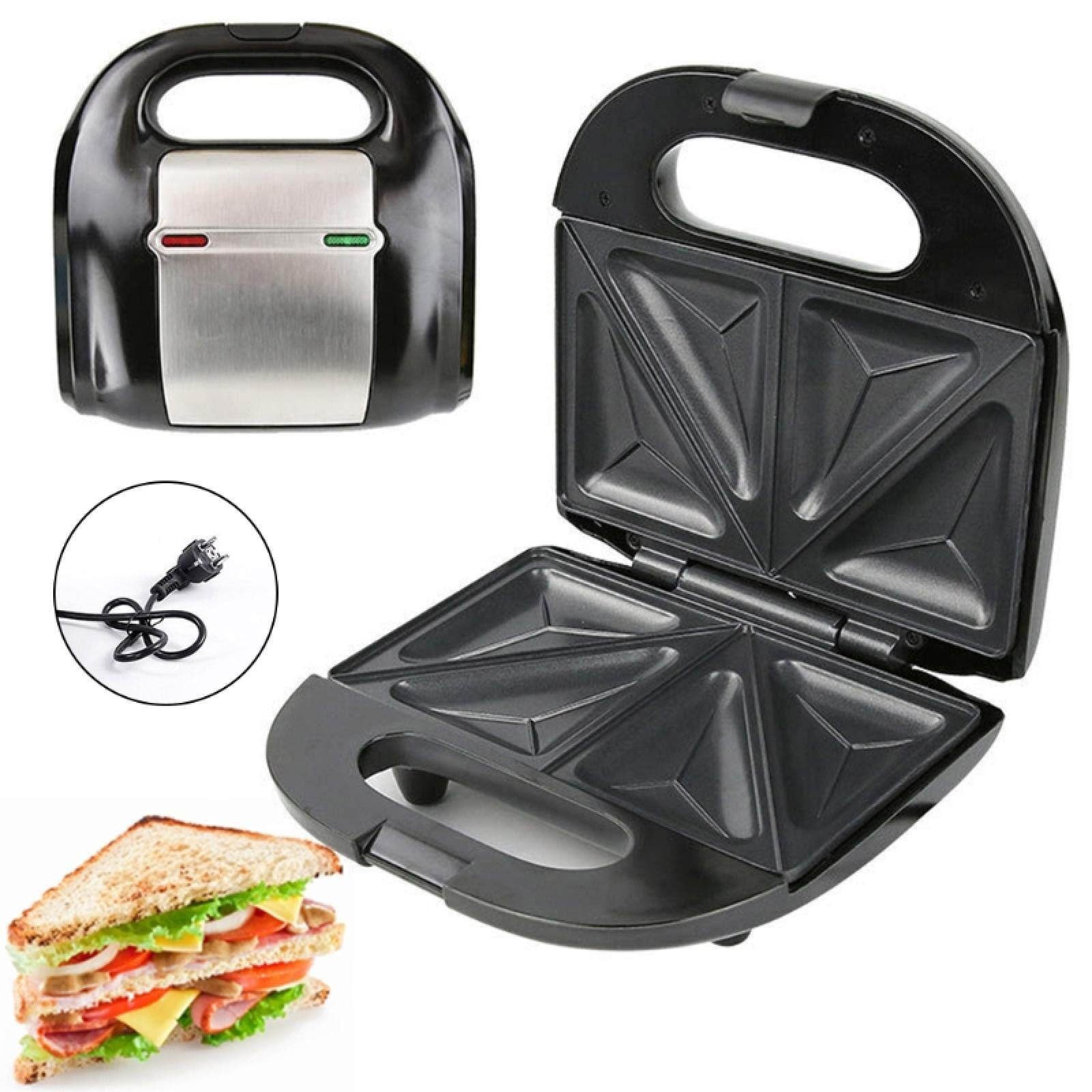 Philips Portable Sandwich Maker for Home & Office – 2-Slice Non-Stick with Heat Indicator - Image 2
