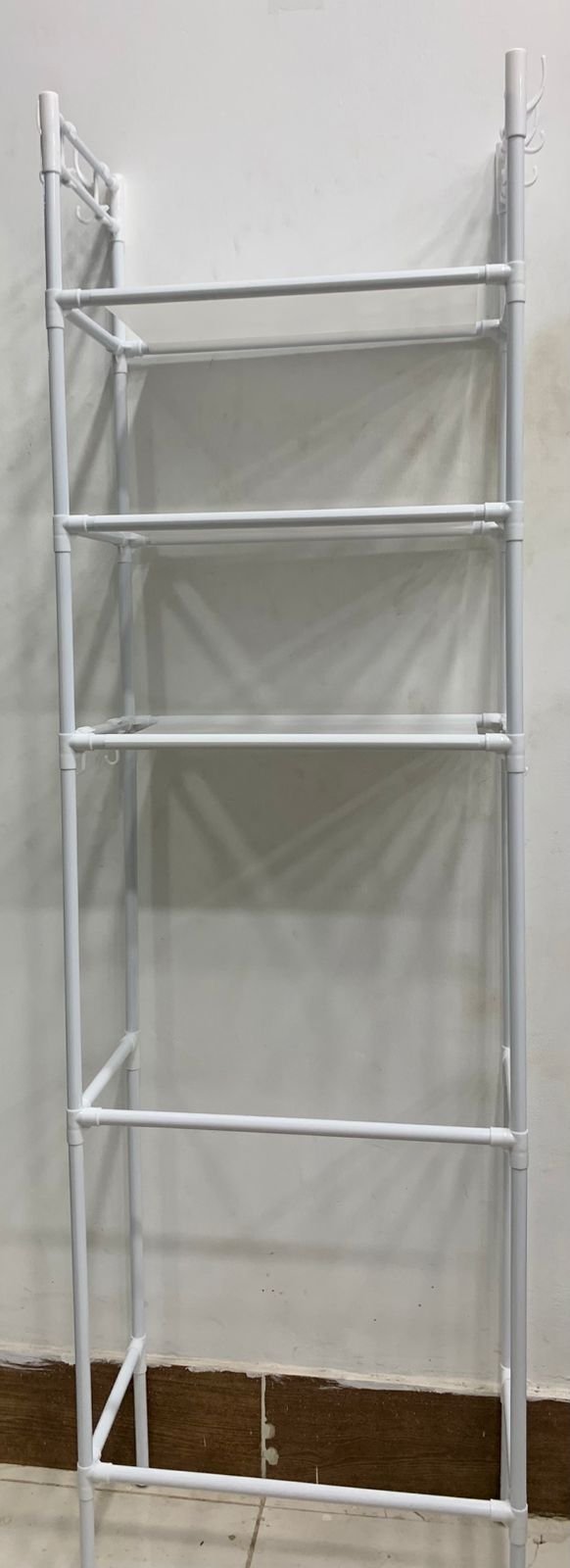 Multi-Layer Bathroom Storage Rack | Space-Saving Toilet Organizer | Strong Carbon Steel Shelf For Towels & Toiletries - Image 4