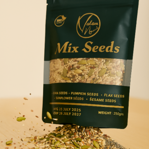 Valam Naturals Mix Seeds 250g – Healthy Blend of Pumpkin, Flax, Sunflower, Sesame & Chia Seeds