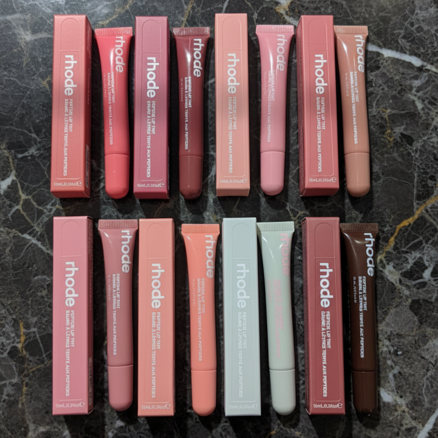 1 pcs only Rhode Peptide Lip Tint | Moisturizing Lip Glow Tint (Random Colour) - Image 2