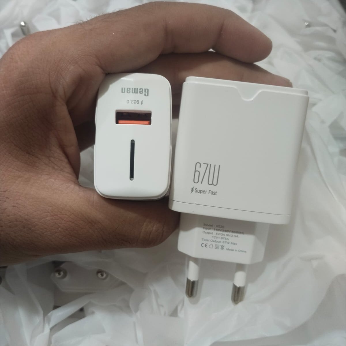 67W Superfast Charger High Speed Charging Durable Quality Compact Design Reliable Utility (Without Box) - Image 3