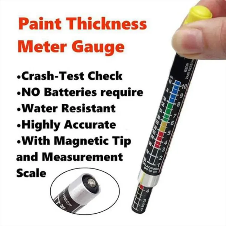 Auto Lak Car Paint Tester Pen – Magnetic Paint Thickness Meter Gauge Car Body Damage Detector & Accident Crash Checker - Image 4