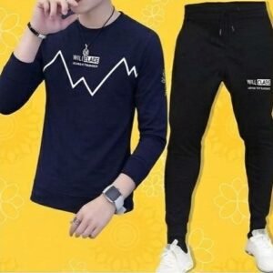 Printed T-Shirt and Trouser Summer Track Suit for Men & Boys – Comfortable Casual Two-Piece Outfit, Soft Breathable Fabric