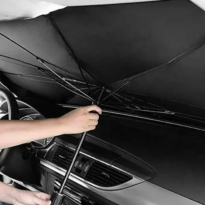 Car Windshield Sun Shade Umbrella – Foldable UV & Heat Protection - Image 2