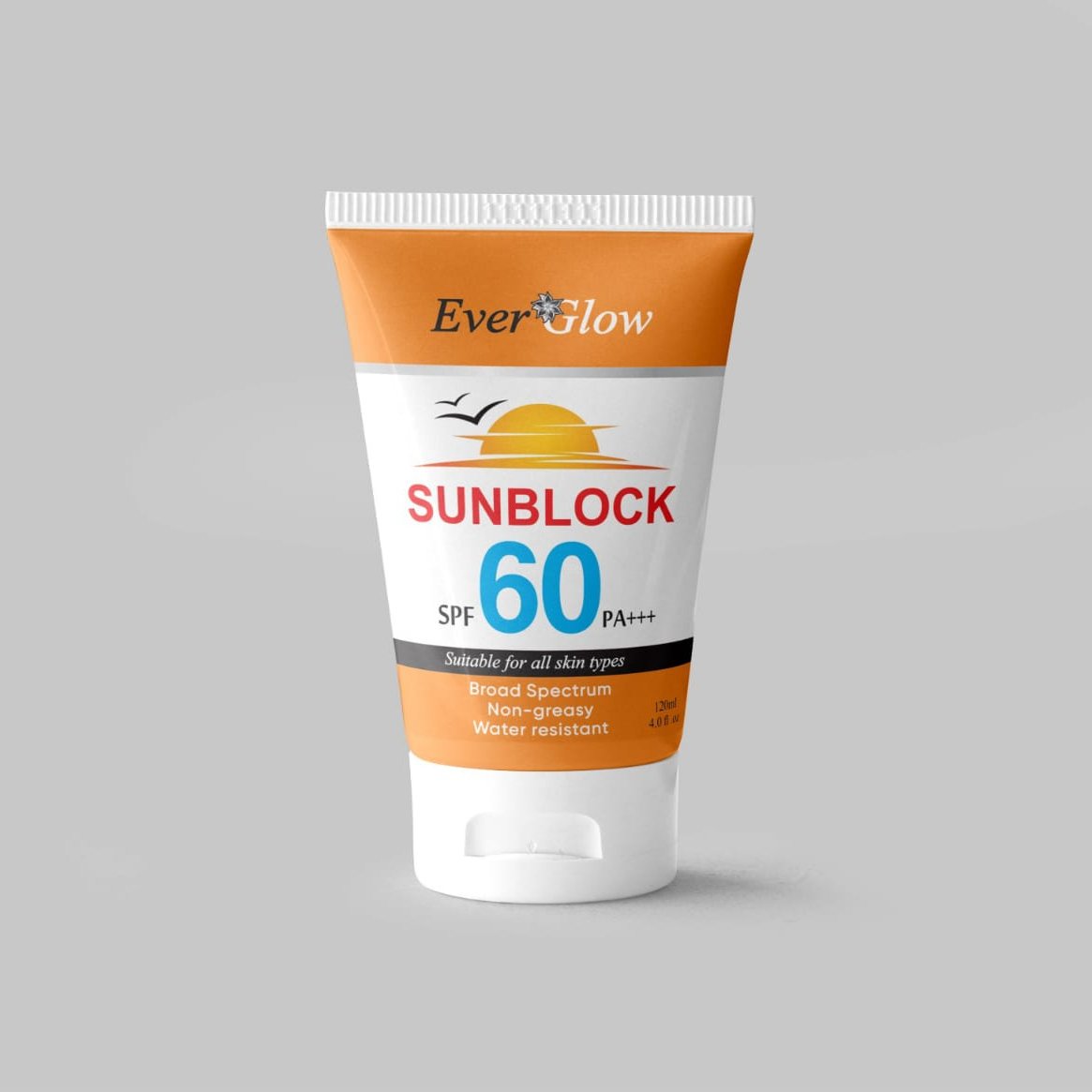 Ever Glow Whitening Sunblock SPF 60 – | Brightening & Broad Spectrum Protection | Sunblock - Image 2