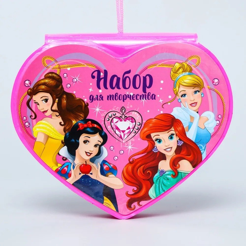 52 Pcs Heart Shape Colour Kit Painting Set For Kids With Crayons Markers And Art Accessories (Random Characters) - Image 4