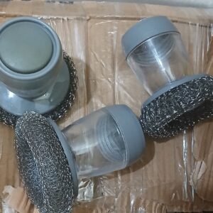 Soap Dispensing Scrubber Brush - Pack of 3