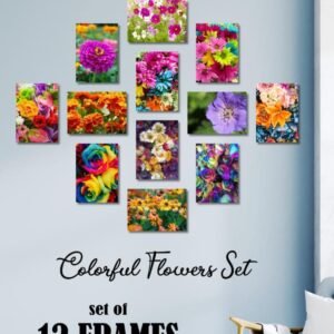 Colourful Flower Frames 12 Pcs Set Wooden Sticky Tiles 5x7 Inches Easy Mountingoden Sticky Tiles 5x7 Inches Easy Mounting12 Pcs Set 5x7 Inches Easy Mounting 5x7 Inches Easy Mountingen Sticky Tiles 5x7 Inches Easy Mounting