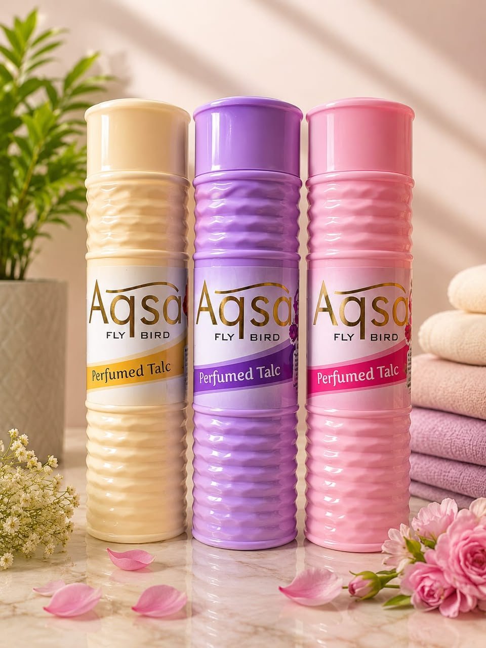 Aqsa Perfume Talcum Powder Long Lasting Fragrance Smooth Texture Durable Reliable Practical Choice For Daily Freshness And Comfort | Random Color - Image 3
