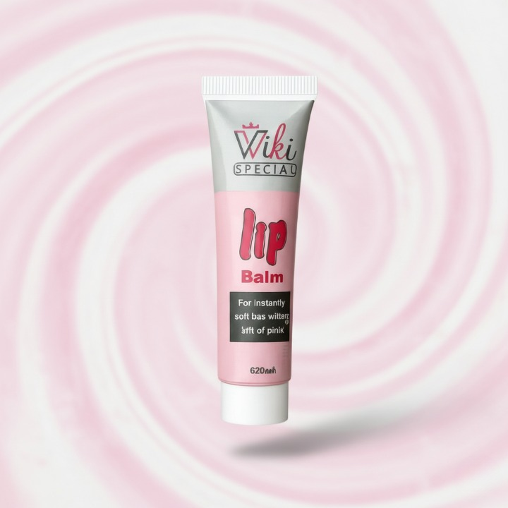 Wiki Pink Color Lip Balm – Moisturizing, Natural Tint, Smooth & Hydrating Formula for Soft Lips – Everyday Lip Care (20ml)