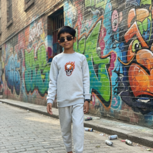 Kids Winter Tracksuit | Designer 2-Piece Shirt & Trouser Set for Boys & Girls | Stylish, Warm & Comfy Winter Outfit FOR BABY AND KIDS