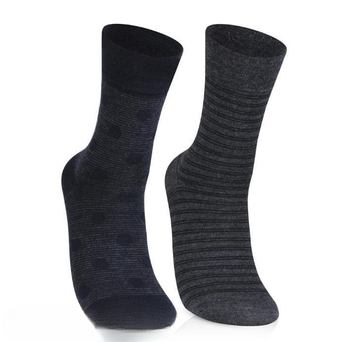 2 Pair Woolen Summer Socks For Men – Soft, Breathable, And Comfortable Daily Wear Socks For All-Season Use (Random Design) - Image 4