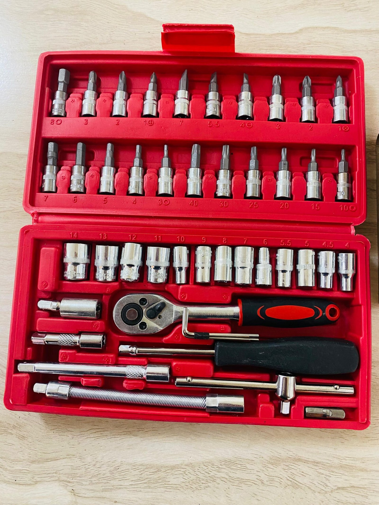 46 Pcs Toolkit for Bike Repairing, Maintenance, Home Repairs & DIY Use - Image 5