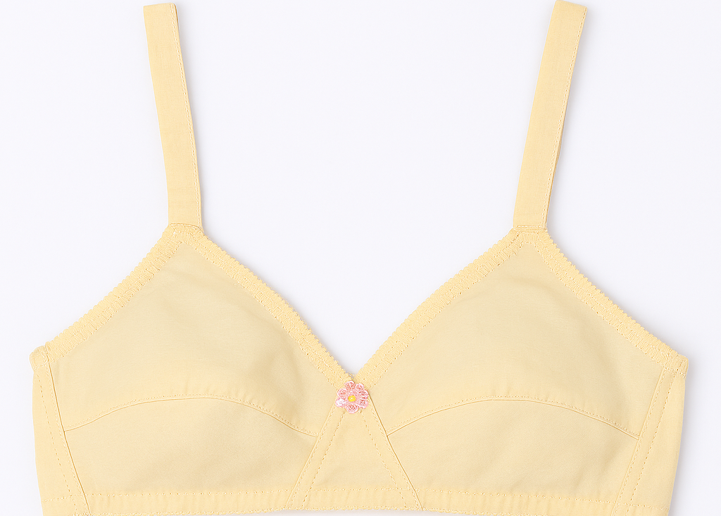 Cotton Sada Bra Pack of 3 – Mehroon, Black & Skin Color | Comfortable 3 Hook Non-Padded Bra for Women - Image 3