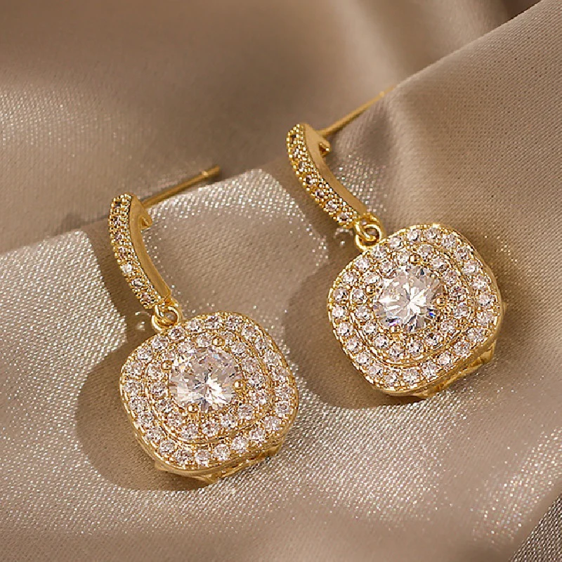 Crystal Earrings – Sparkling Dangle Earrings for Party & Everyday Wear - Earings For Girls ( PJT-990 ) - Image 2