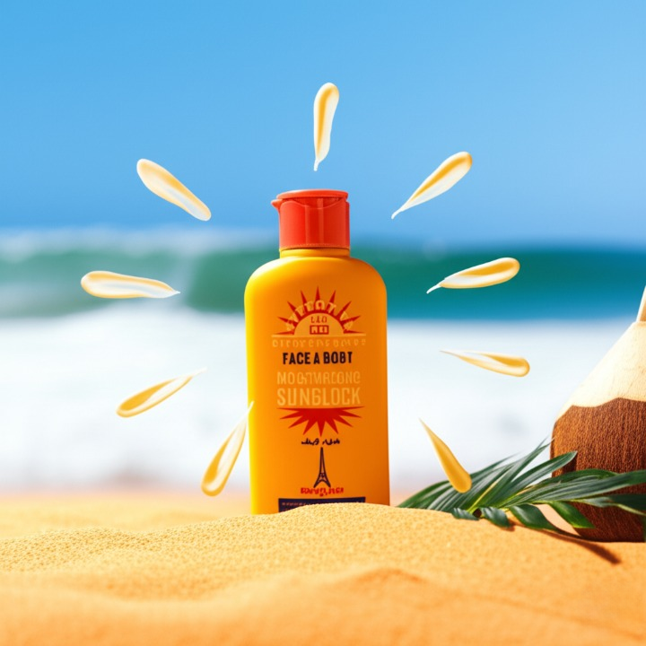 Good Life Paris SPF 60 Face & Body Moisturizing Sunblock with Vitamin E – UV Protection Cream for Brighter, Softer, and Glowing Skin – Daily Use 200ml | Sunblock - Image 3