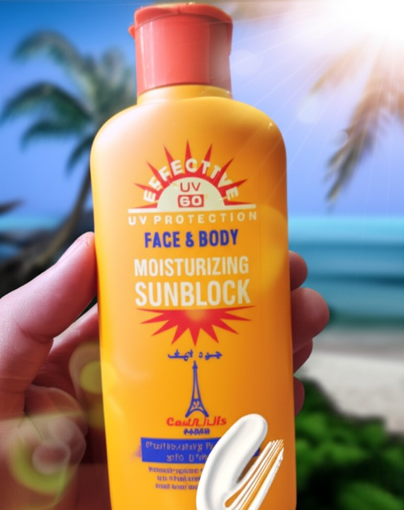 Good Life Paris SPF 60 Face & Body Moisturizing Sunblock with Vitamin E – UV Protection Cream for Brighter, Softer, and Glowing Skin – Daily Use 200ml | Sunblock - Image 2