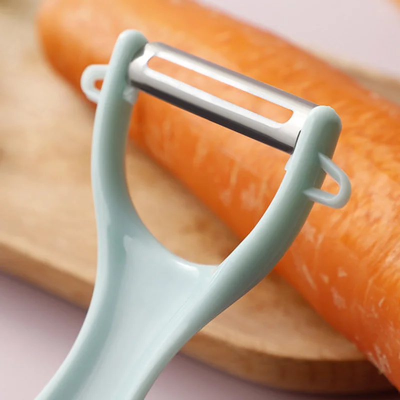Colorful Plastic Handle Stainless Steel Vegetable Peeler - Sharp Blade for Effortless Peeling - Vegetable Peeler - Image 2