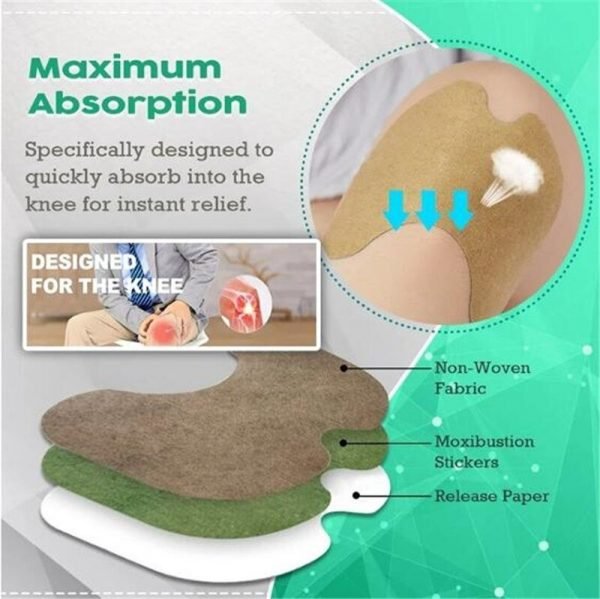 Pack of 10 Knee Pain Relief Patch - Image 4