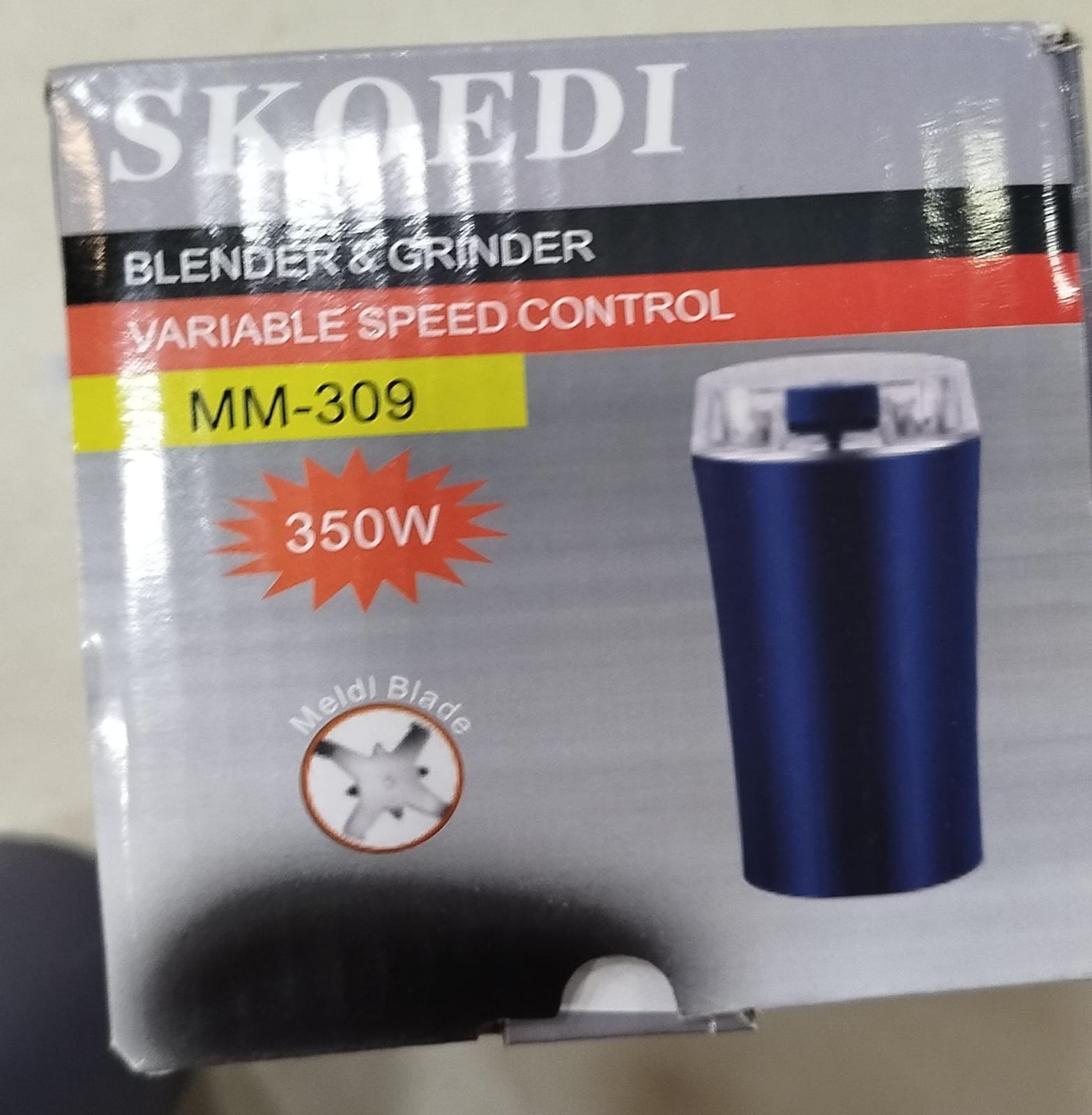 Electric Coffee Grinder & Food Processor – 350W Powerful Motor - Image 3