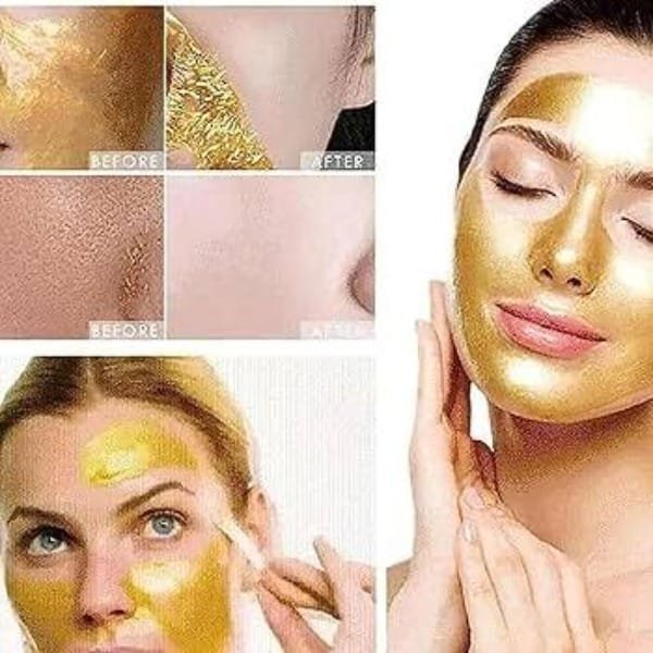 CeraVe Radiant Glow Peel-Off Gold Mask – Deep Cleansing & Brightening Facial Treatment – 100ml - Image 2